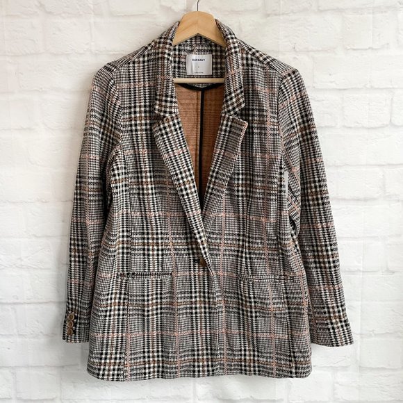 old navy houndstooth blazer